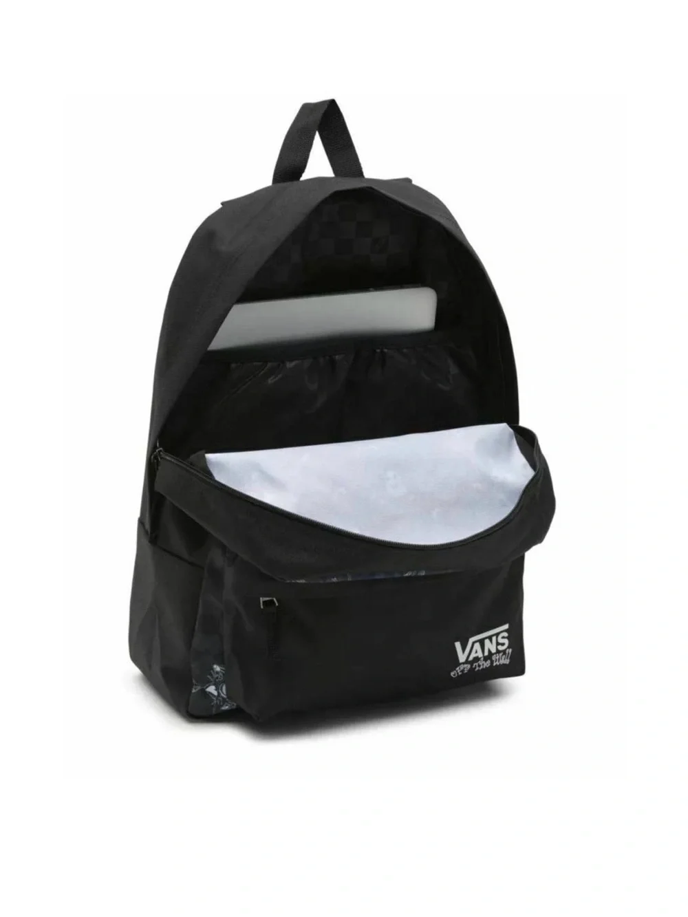 Vans Black Graphic Checkerboard Backpack - New